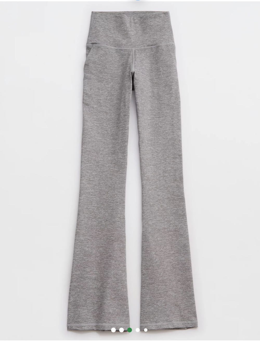 Aerie The Hugger High Waisted Bootcut Legging in Grey